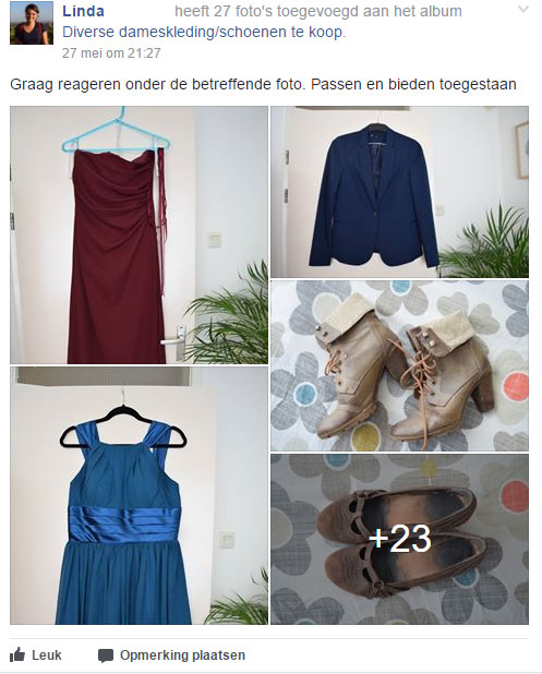 kleding verkopen